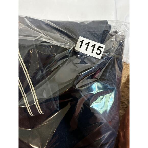 Jag USA Piped Lined Women Sz 6 Blue Denim Blazer Jacket Career Classy Retro - Picture 10 of 10